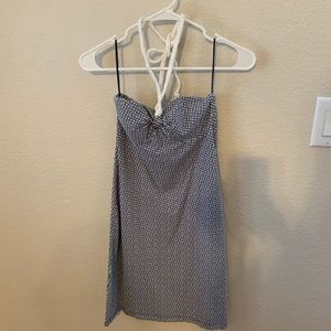 Tommy Bahama Navy Rope Halter Dress